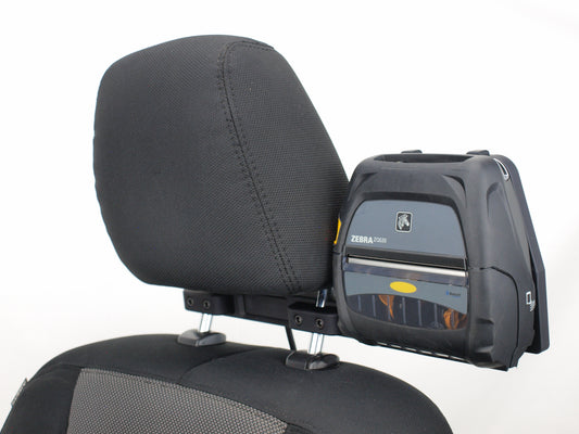 Head Rest Printer Mount for the ZEBRA 4" ZQ520 & ZQ521 - COMPLETE KIT